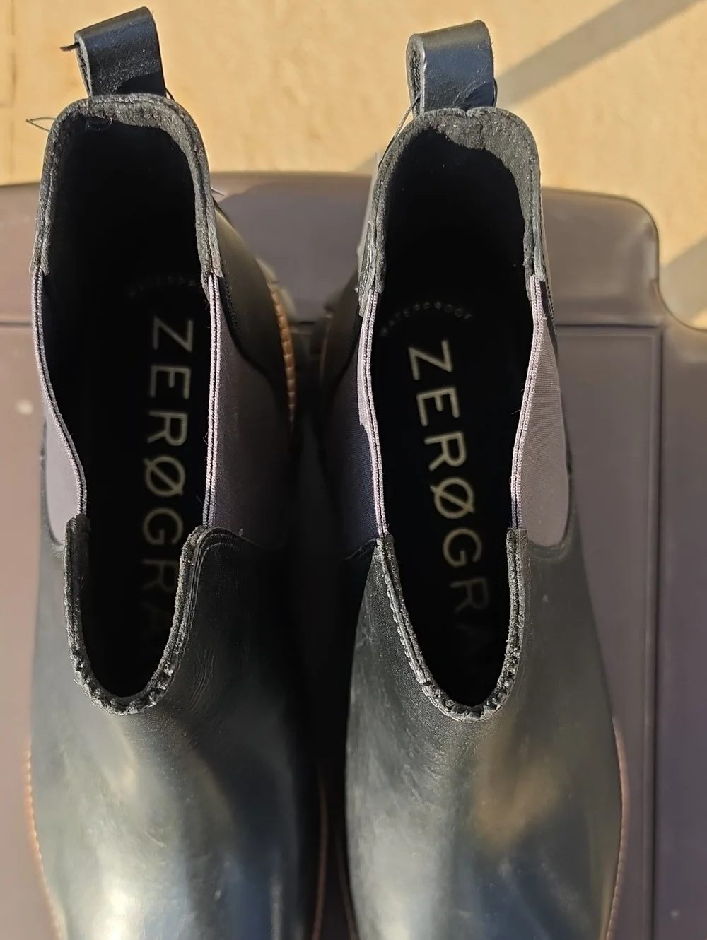 Cole Haan Men's ZERØGRAND Waterproof Chelsea Boots Size 13 Black